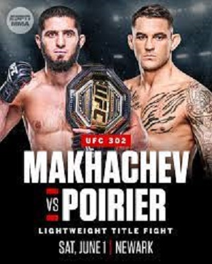 UFC 302: Makhachev vs. Poirier poster