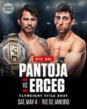 UFC 301: Pantoja vs. Erceg poster