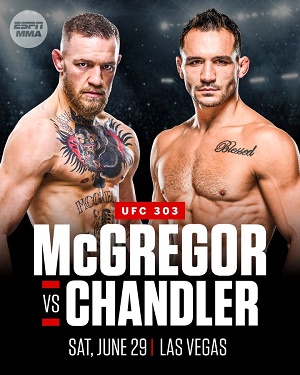 UFC 303: McGregor vs. Chandler
 poster